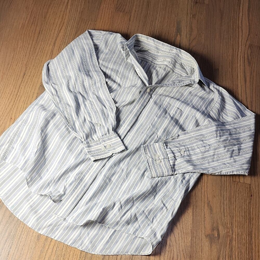Vintage Sears Roebuck Men's Striped Dress Shirt